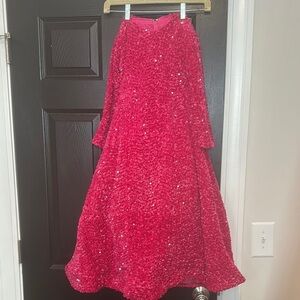 Pink sequin dress for girls
